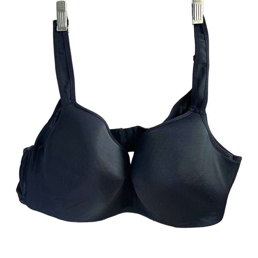 Avenue Body Bra Back 3 Hook Closure Umderwire Size 46B, Black